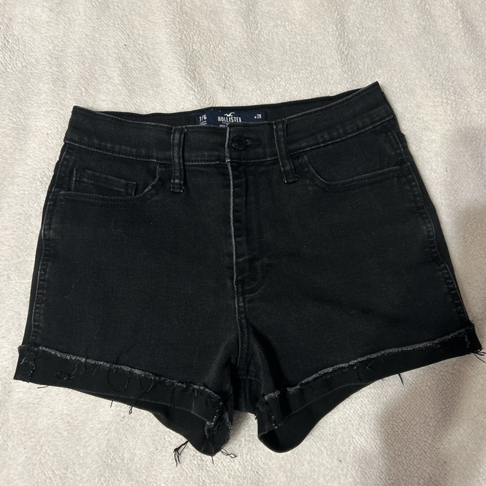 Hollister Black Jean Shorts for Women